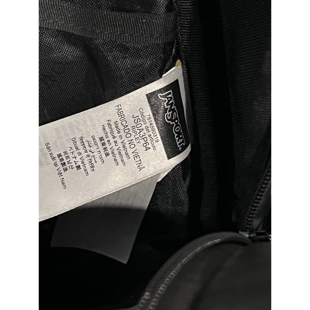 JanSport Ripley Gray Black Backpack - Picture 5 of 5